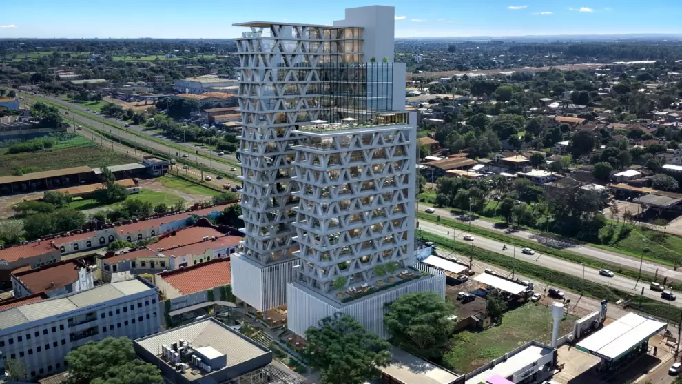 Green Paraná presenta HUB.8: el edificio corporativo más imponente de Ciudad del Este